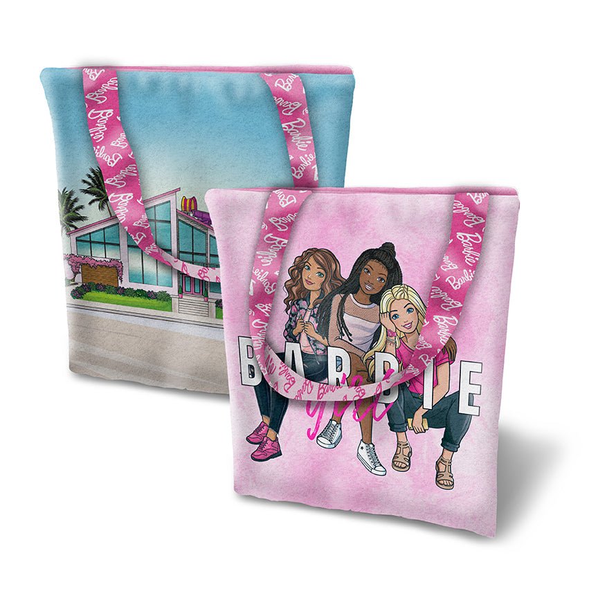 Barbie™ Girl Barbie Dream House Pack and Play Felt Panel | Riley Blake Designs #FT12995-PANEL -FT12995-PANEL - Justin Fabric!