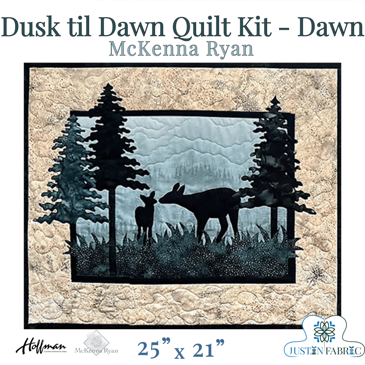 Kit Patchwork Hoffman – Dusk Til Dawn De McKenna Ryan, Laser Cut, 25x21 Pouces, Neuf
