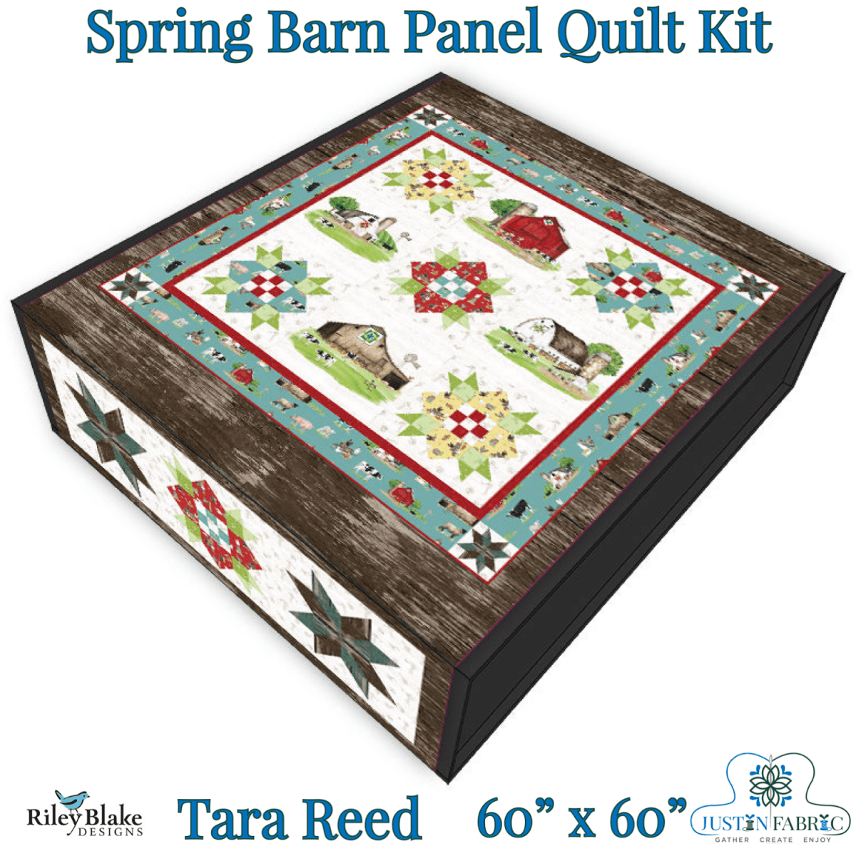 Spring Barn Panel Quilt Kit | Riley Blake Designs KT-14330 Pre-order (January 2024) -KT-14330 - Justin Fabric!