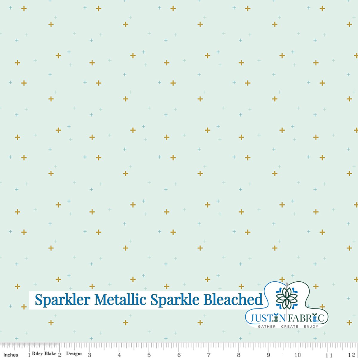 Sparkler Bleached Denim Sparkler Yardage - Melissa Mortensen | Riley Blake Designs, SKU: SC650-BLEACHED -SC650-BLEACHED - Justin Fabric!