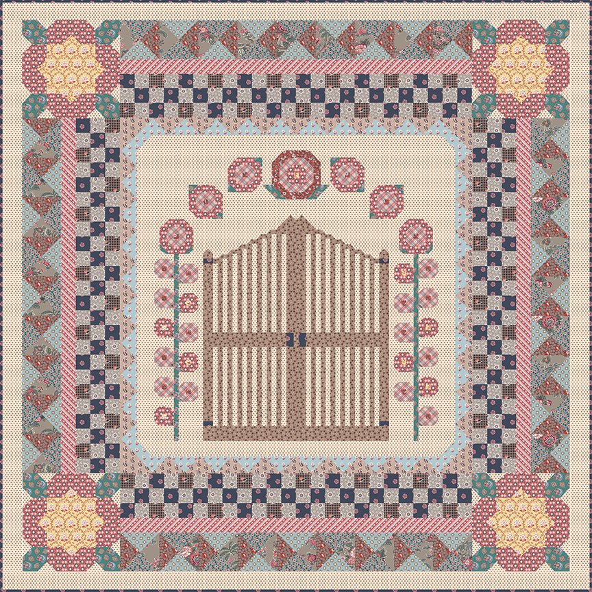 Mansfield Park Gate Boxed Quilt Kit by the RBD Designers | Riley Blake Designs quilt top only
