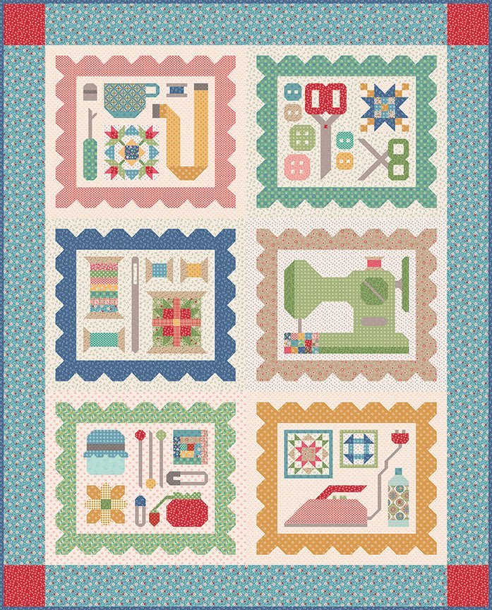 Lori Holt Mercantile Quilt Seeds™ Pattern Iron & Starch | Riley Blake Designs -ST-34027 - Justin Fabric!
