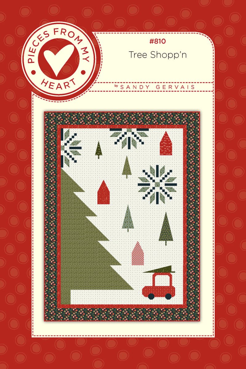 Tree Shopp'n Quilt Kit by Sandy Gervais | Riley Blake Designs Pre-Order (June/July 2024) -KT-TREESHOPPN - Justin Fabric!