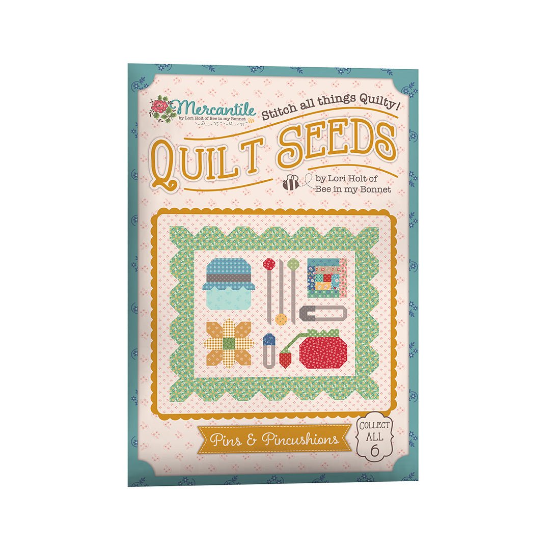 Lori Holt Mercantile Quilt Seeds™ Pattern Pins & Pincushions | Riley Blake Designs -ST-34026 - Justin Fabric!