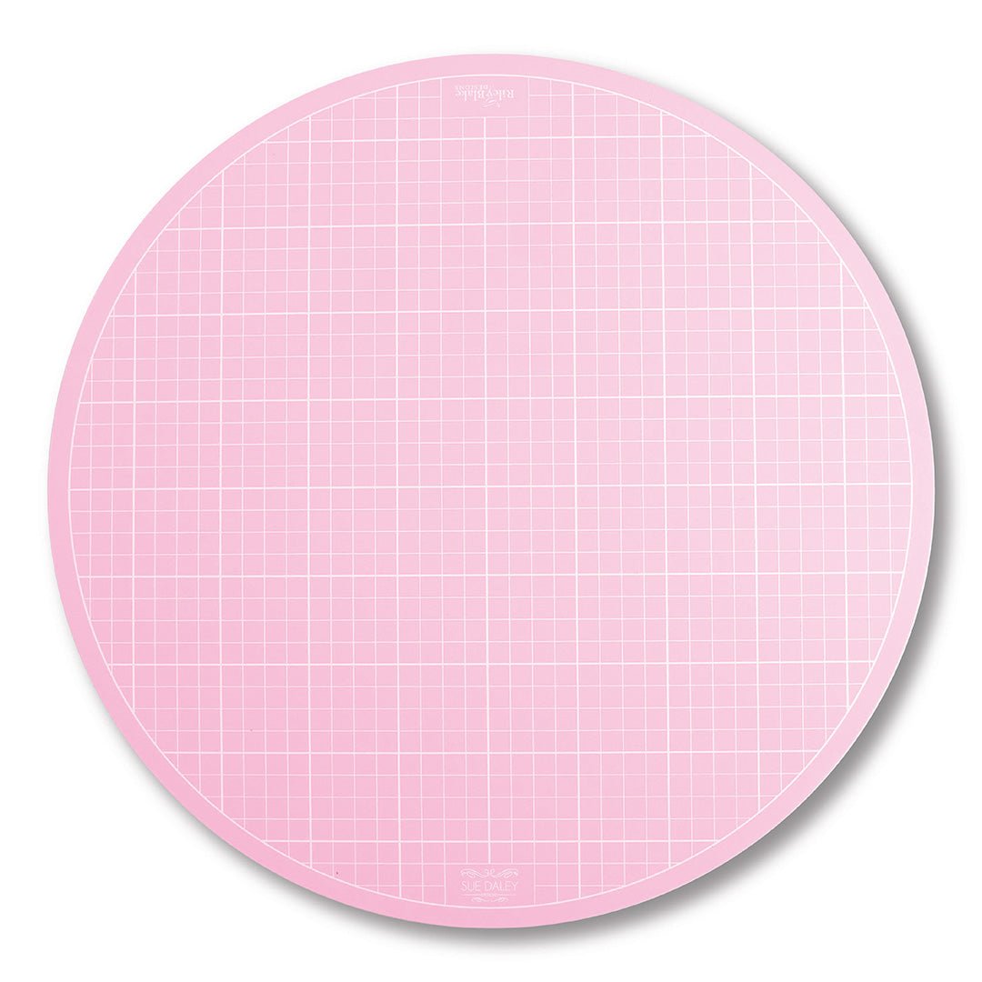 Sue Daley Designs 16” Round Rotating Cutting Mat - Riley Blake Designs | STCM-15983 -STCM-15983 - Justin Fabric!