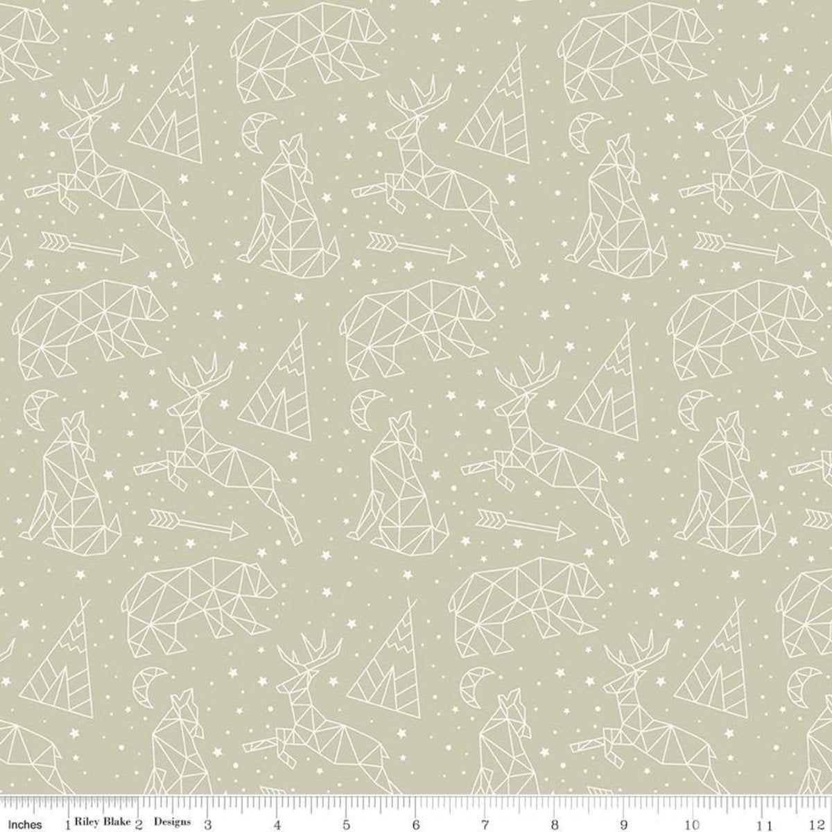 Adventure is Calling Stargazing Khaki by Dani Mogstad - C10722-KHAKI -C10722-KHAKI-FQ - Justin Fabric!