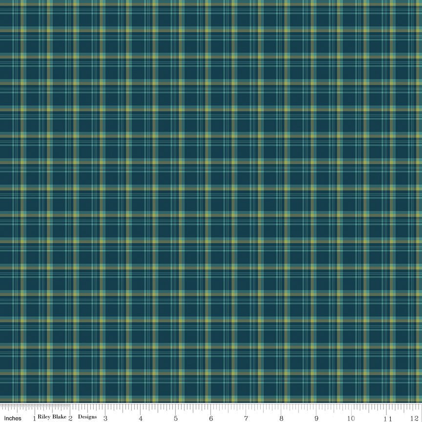 Arrival of Winter Plaid Navy Yardage | C13524-NAVY -C13524-NAVY - Justin Fabric!