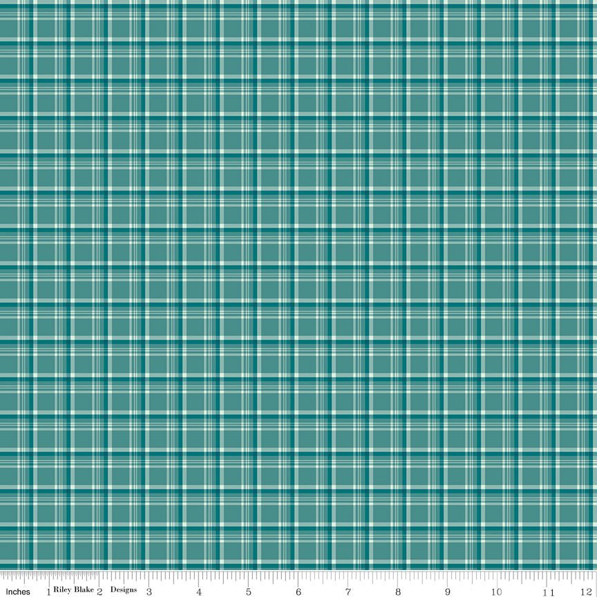 Arrival of Winter Plaid Teal Yardage | SKU: C13524-TEAL -C13524-TEAL - Justin Fabric!