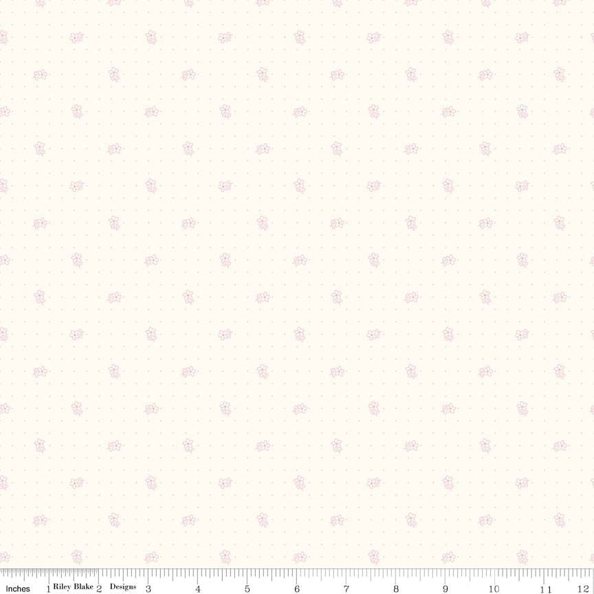 Bee Backgrounds Daisy Pink Yardage | SKU: C6380-PINK -C6380-PINK - Justin Fabric!