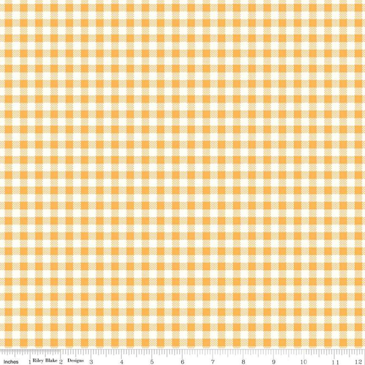Bee Ginghams Natalie Daisy Yardage | SKU: C12558-DAISY -C12558-DAISY-1 - Justin Fabric!