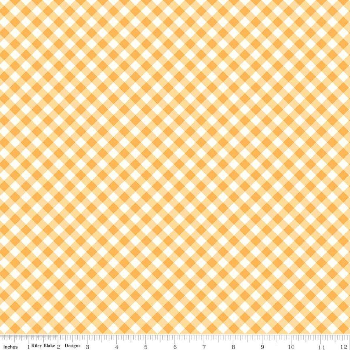 Bee Ginghams Tammy Daisy Yardage | SKU: C125554-DAISY -C12554-DAISY-1 - Justin Fabric!