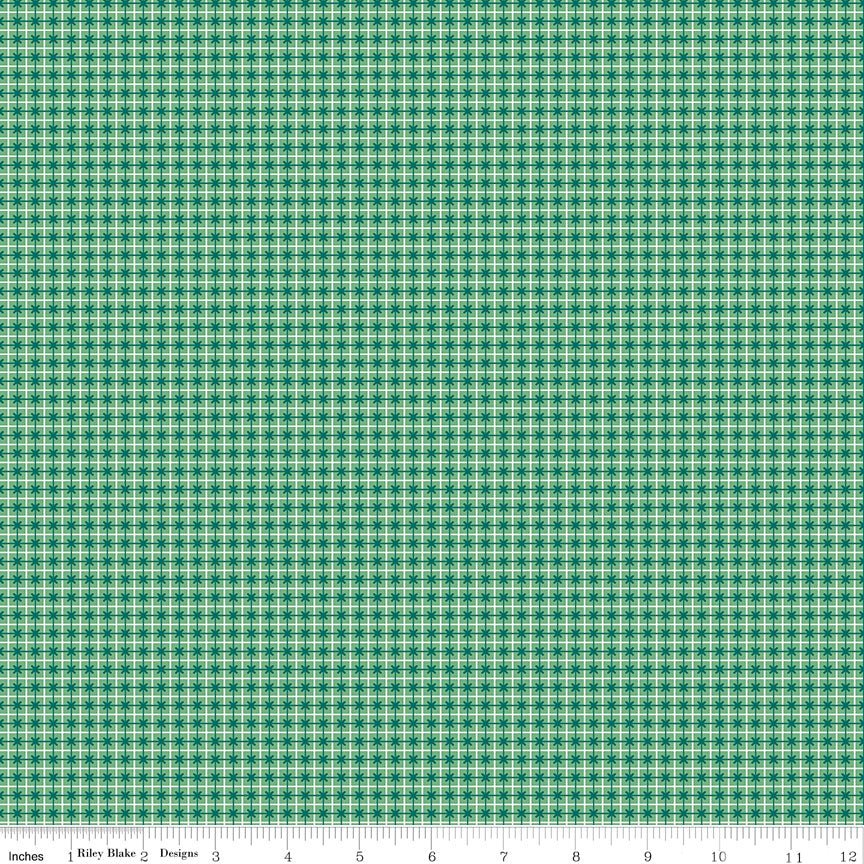 Bee Plaids Sweater Alpine Yardage by Lori Holt for Riley Blake Designs -C12036-ALPINE-1 - Justin Fabric!