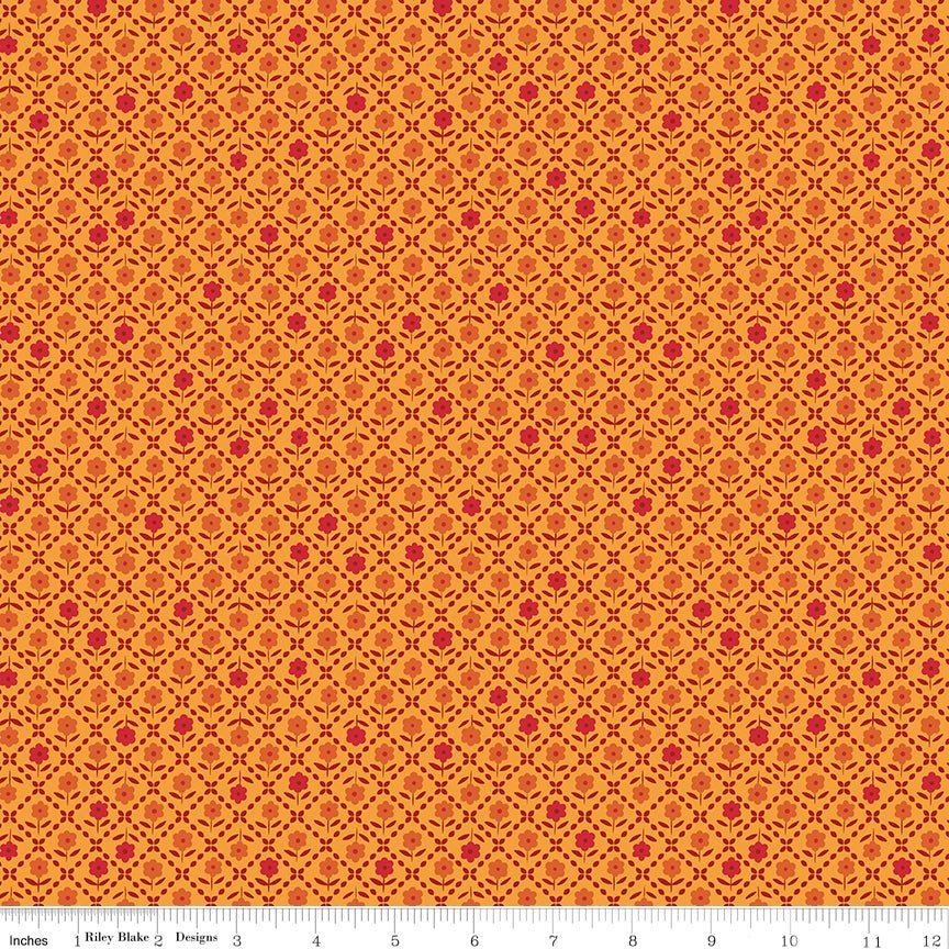 Bee Plaids Zinnia Autumn by Lori Holt for Riley Blake Designs -C12024-AUTUMN-1 - Justin Fabric!