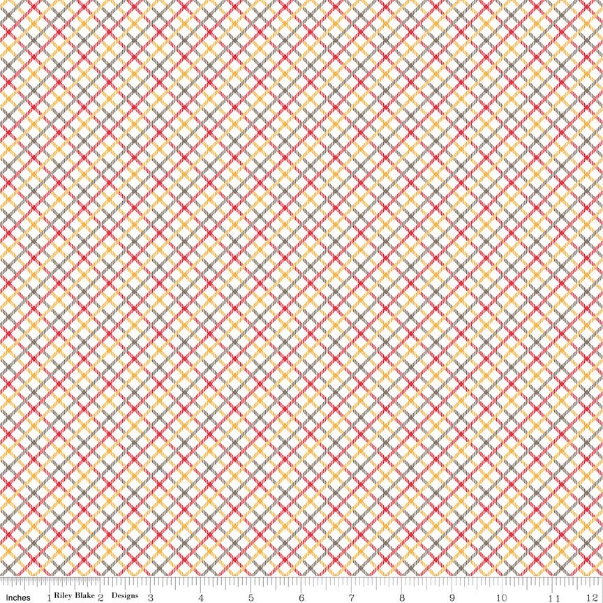 Bee Plaids Homespun Daisy by Lori Holt for Riley Blake Designs -C12033-DAISY-1 - Justin Fabric!