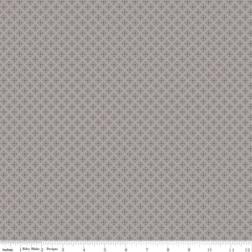 Bee Plaids Gray Bushel by Lori Holt -C12030-GRAY-FQ - Justin Fabric!