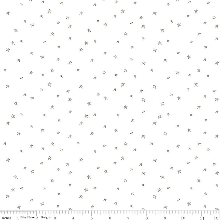 Bee Plaids Farmhouse Star Pebble by Lori Holt -C12039-PEBBLE - Justin Fabric!