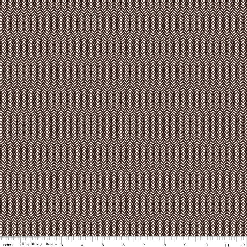 Bee Plaids October Raisin by Lori Holt for Riley Blake Designs -C12026-RAISIN-1 - Justin Fabric!