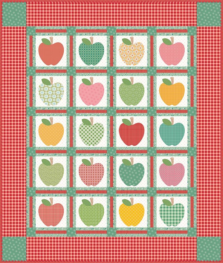 Bee Vintage Apples Quilt Kit by Lori Holt -BEE-VINT-APLS - Justin Fabric!