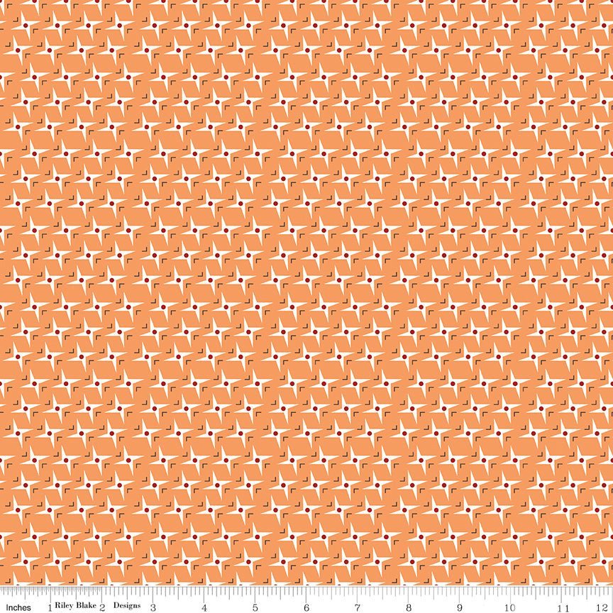 Bee Vintage Gladys Melon by Lori Holt for Riley Blake Designs #C13076 -C13076-MELON-1 - Justin Fabric!