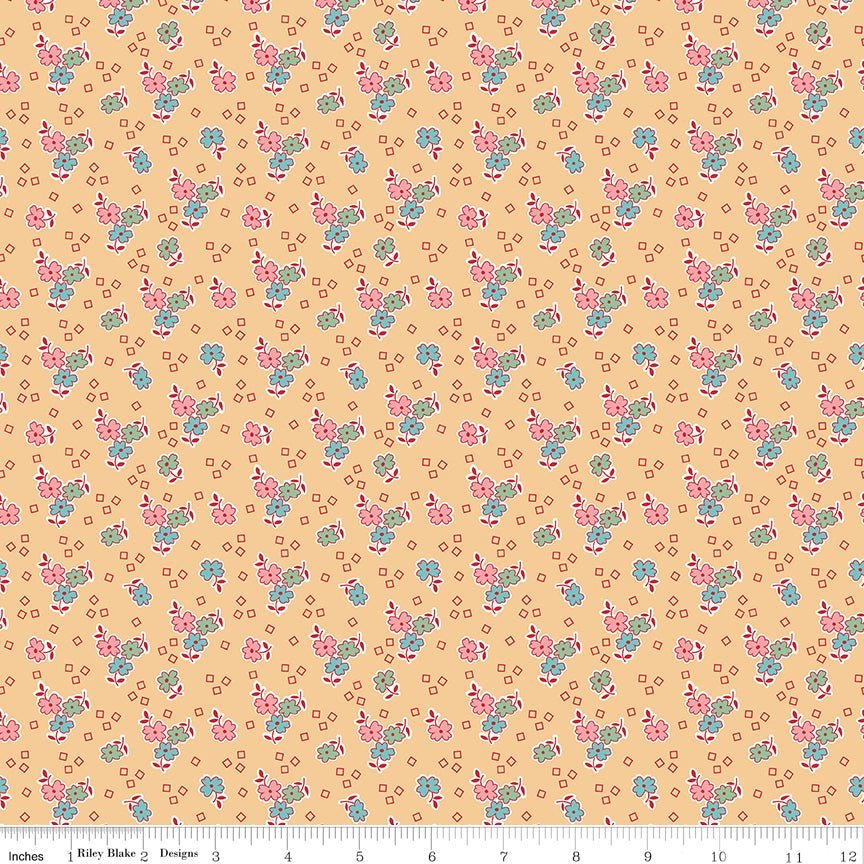 Bee Vintage Lizzie Beehive by Lori Holt for Riley Blake Designs #C13089 -C13089-BEEHIVE-1 - Justin Fabric!