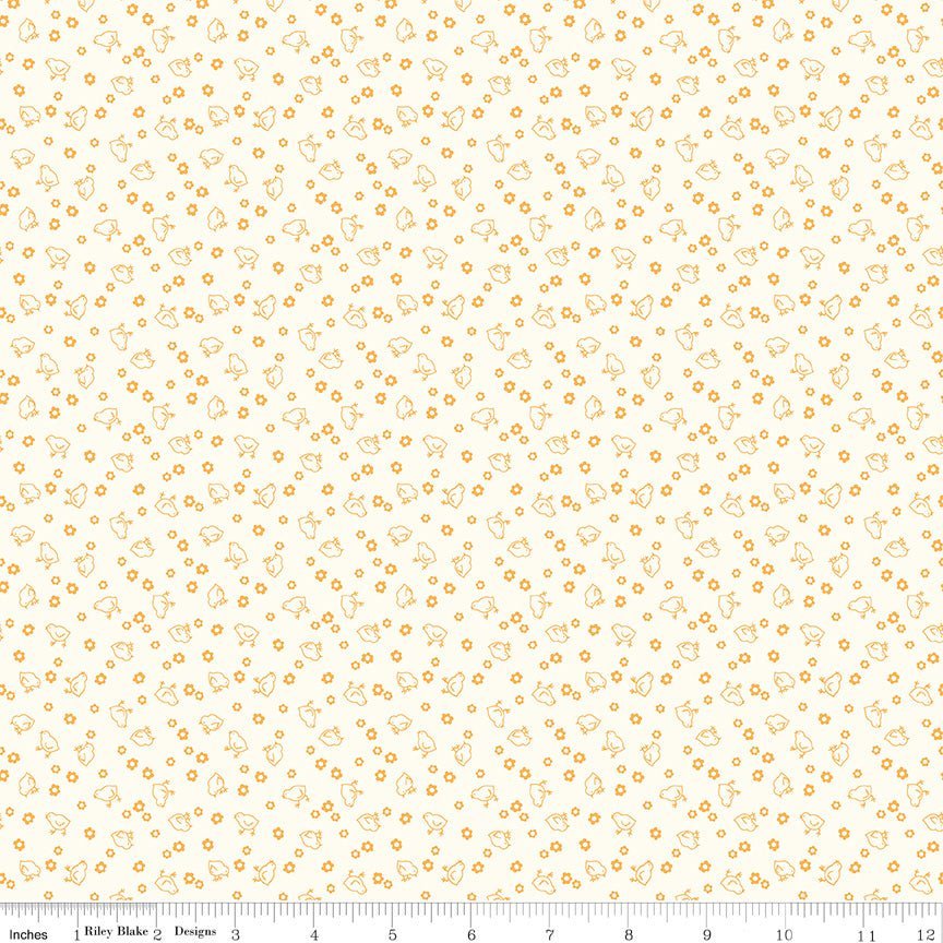 Calico Chicks Daisy Yardage by Lori Holt for Riley Blake -C12858-DAISY-1 - Justin Fabric!