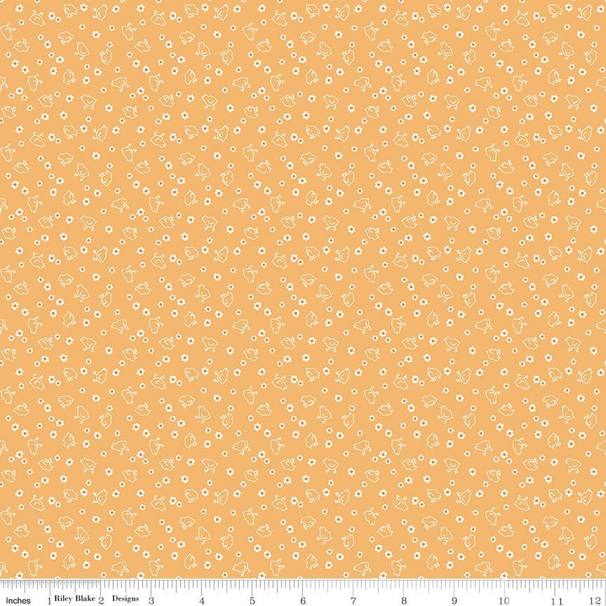 Calico Chicks Heirloom Daisy Yardage by Lori Holt for Riley Blake -C12846-DAISY-1 - Justin Fabric!