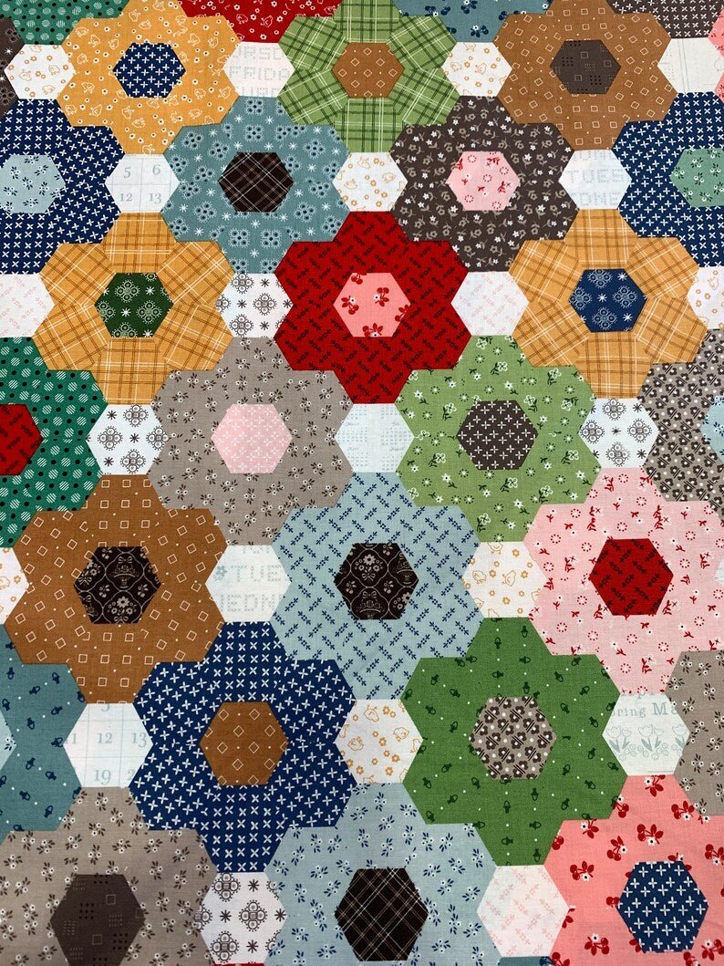 Calico Multi Yardage by Lori Holt for Riley Blake -C12862-MULTI-1 - Justin Fabric!
