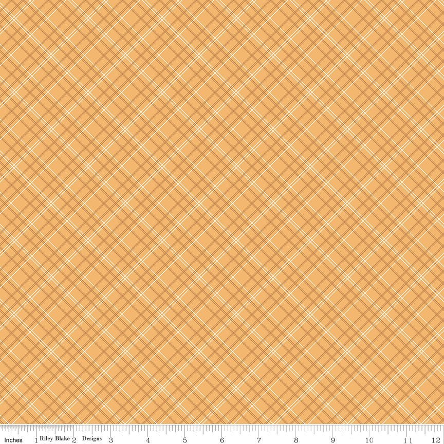 Calico Plaid Heirloom Daisy Yardage by Lori Holt for Riley Blake -C12847-DAISY-1 - Justin Fabric!