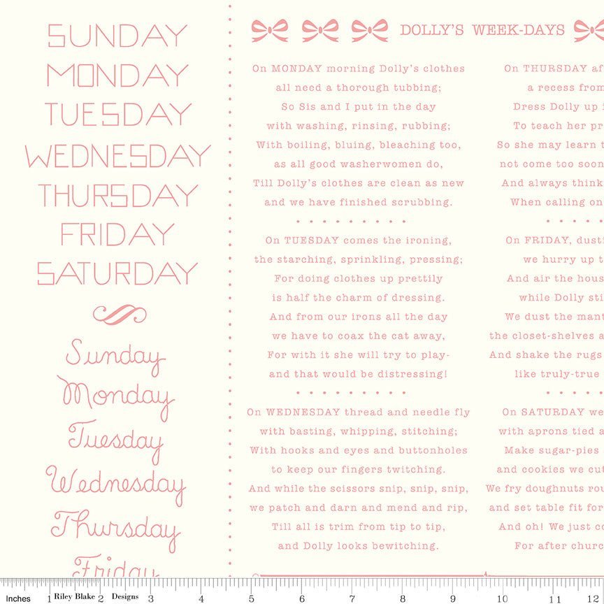 Calico Wide Back Heirloom Coral Yardage by Lori Holt for Riley Blake Preorder #WB12861-CORAL -WB12861-CORAL-1 - Justin Fabric!