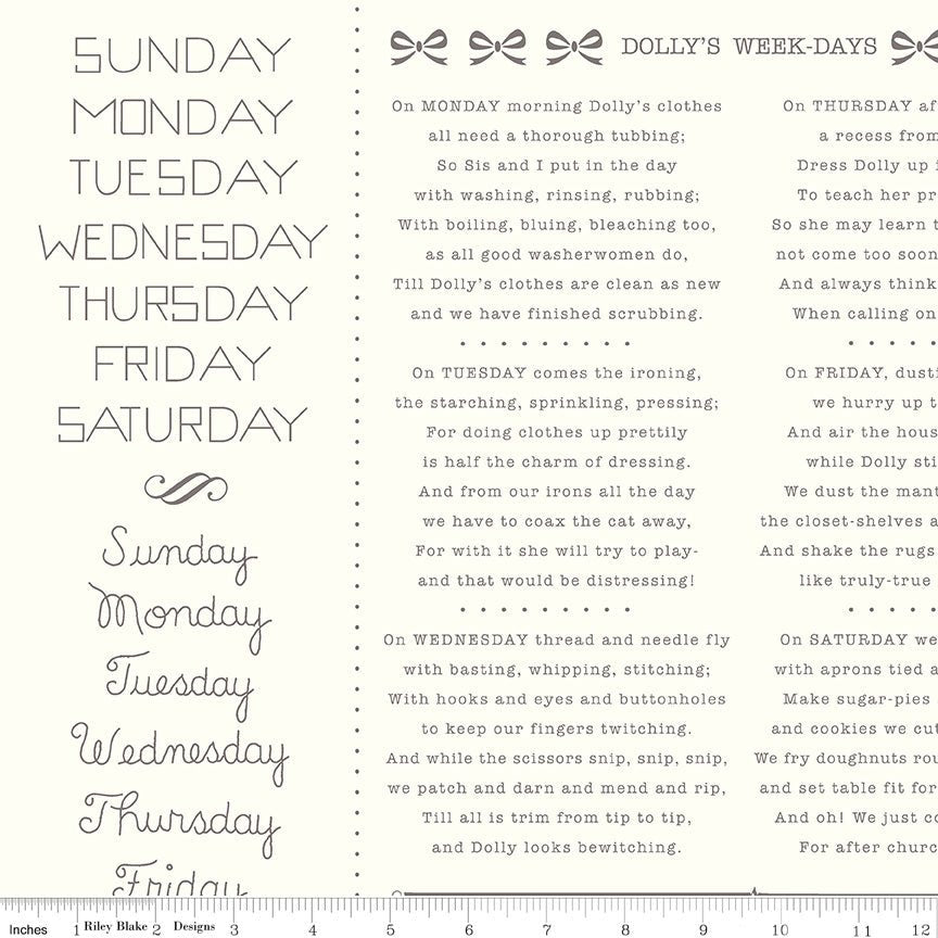 Calico Wide Back Milk Can Yardage by Lori Holt for Riley Blake Preorder #WB12861-MILKCAN -WB12861-MILKCAN-1/2 - Justin Fabric!