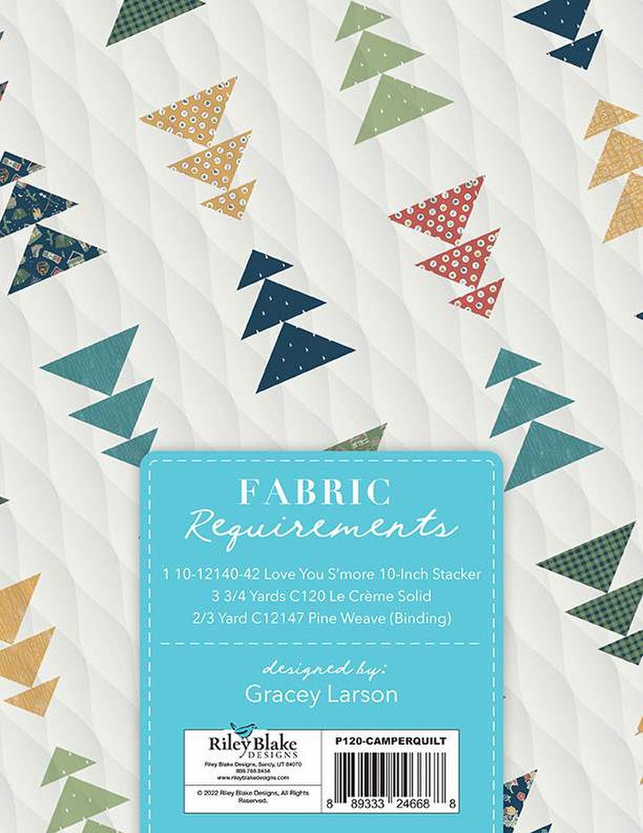 Camper Quilt Pattern by Gracey Larson -P120-CAMPERQUILT - Justin Fabric!