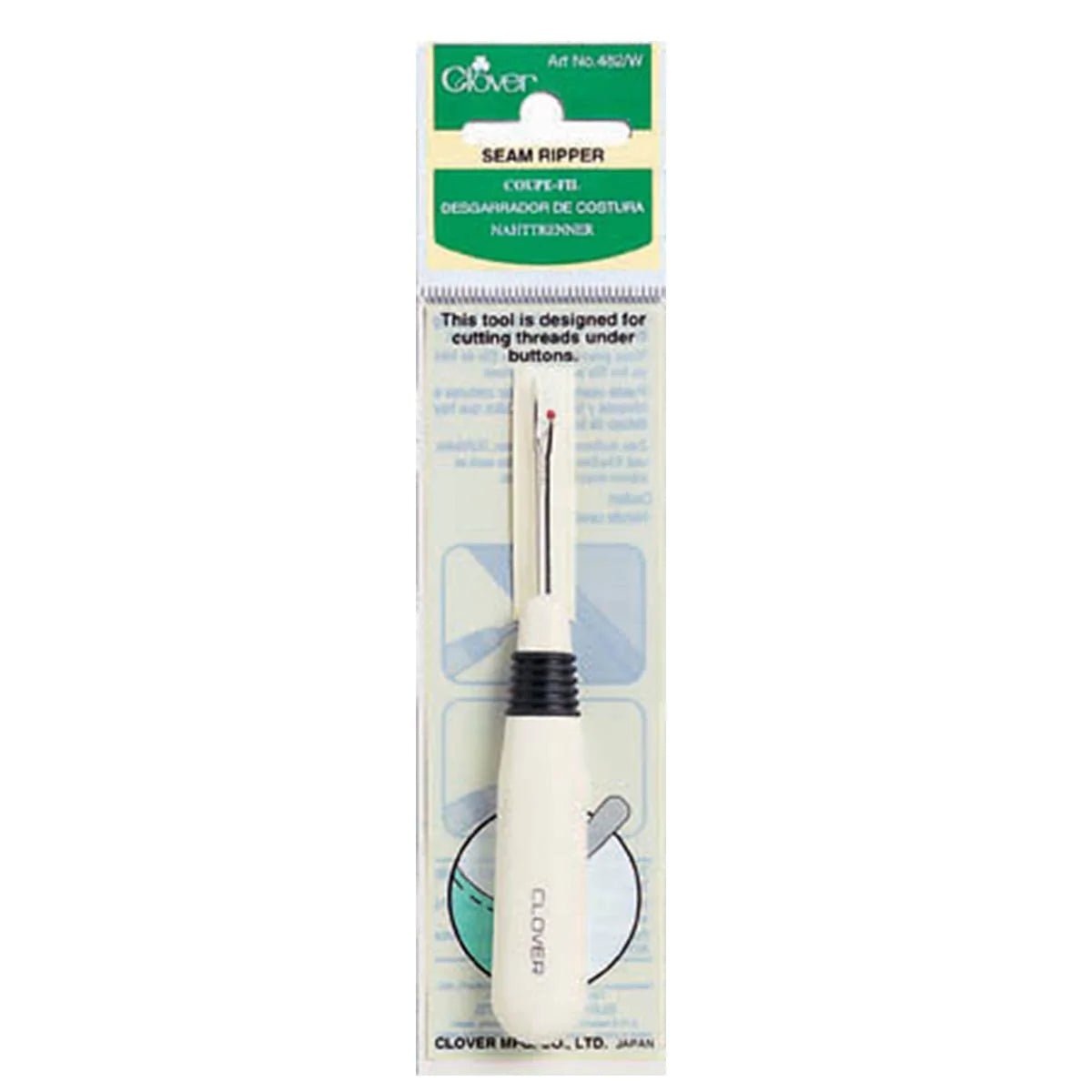 Seam Ripper 482 White by Clover -CLO482 - Justin Fabric!