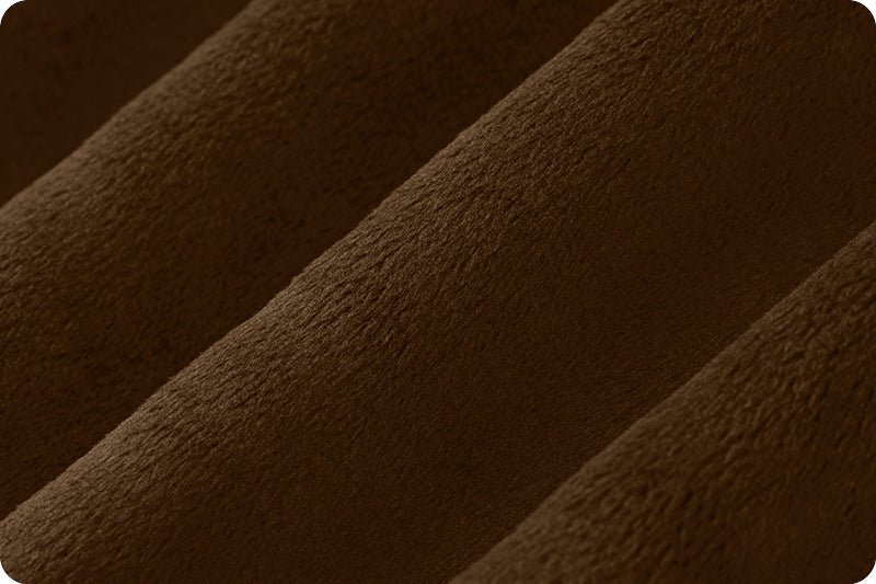 Cuddle® 3 Solid Brown Minky Yardage by Shannon Fabrics -DR374182-1 - Justin Fabric!