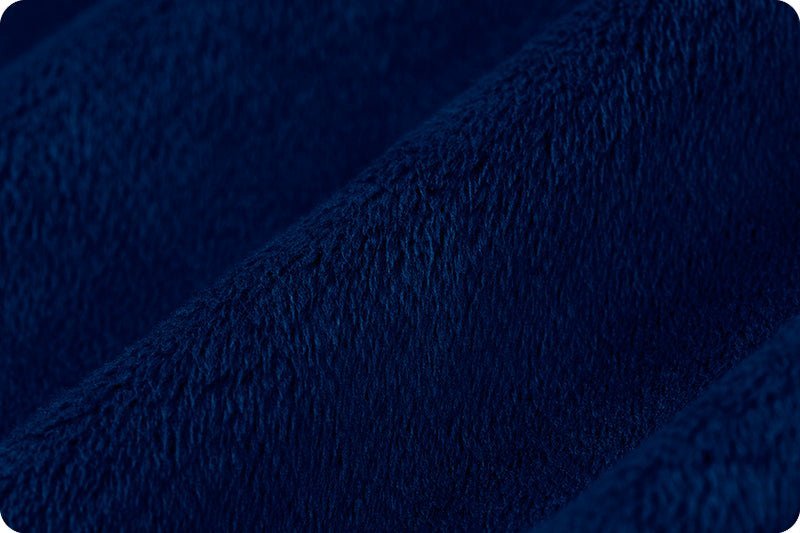 Cuddle® 3 Solid Navy Minky Yardage by Shannon Fabrics -DR374159-1 - Justin Fabric!