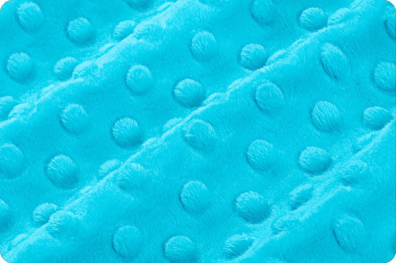 Cuddle® Dimple Dark Turquoise Minky Yardage by Shannon Fabrics -DR373438-1 - Justin Fabric!