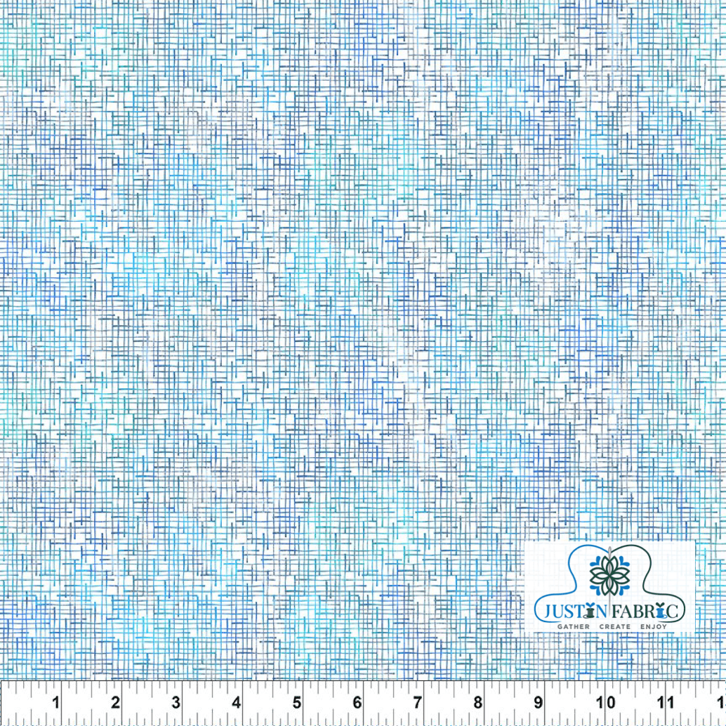 Halcyon II Weave Blue by Jason Yenter for In The Beginning Fabrics -29HN-2 - Justin Fabric!