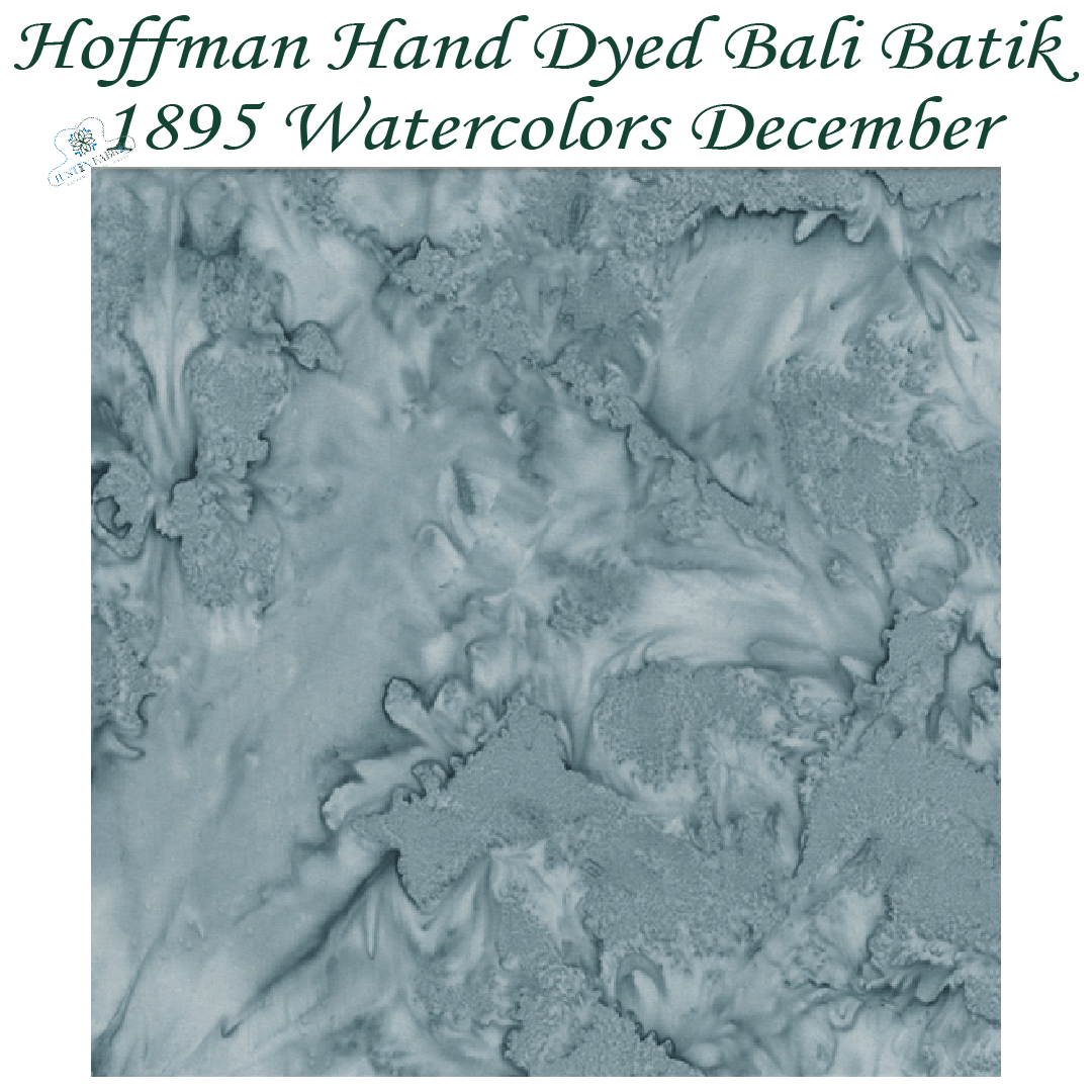Hoffman Bali Batik 1895 Watercolors December #1895-597 -H-1895-597-FQ - Justin Fabric!