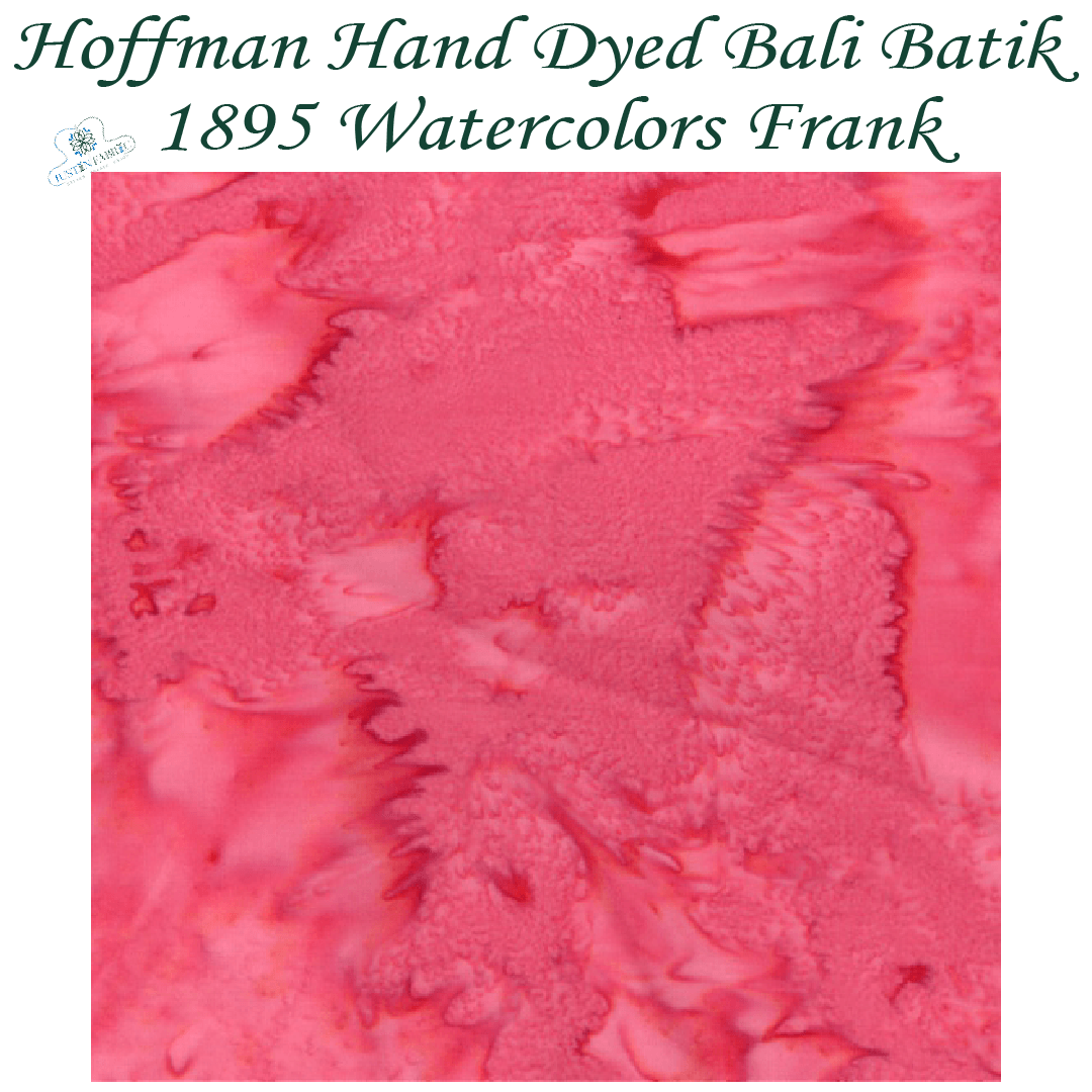 Hoffman Bali Batik 1895 Watercolors Frank #1895-349 -H-1895-349-FQ - Justin Fabric!