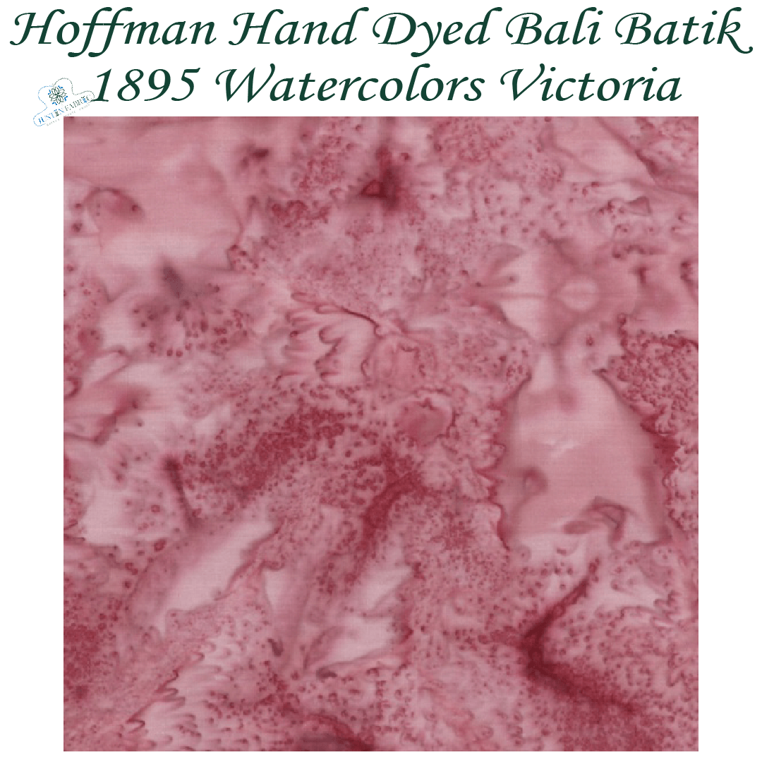 Hoffman Bali Batik 1895 Watercolors Victoria #1895-254 -H-1895-254-FQ - Justin Fabric!