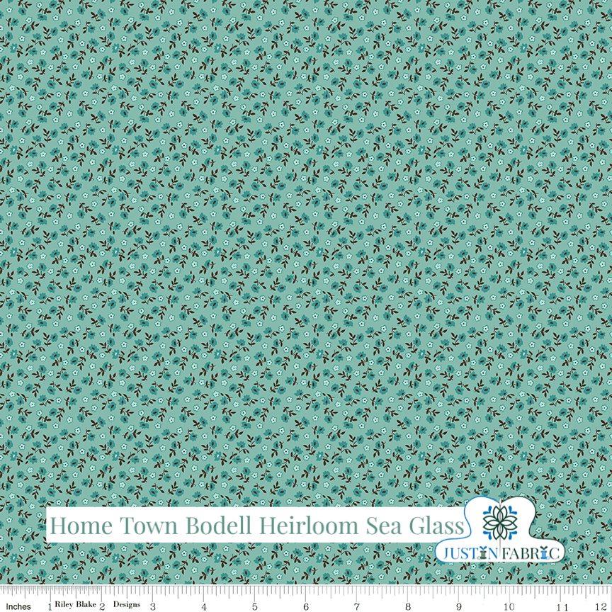 Home Town Bodell Heirloom Sea Glass Yardage | SKU: C13594-HEIRSEAGLASS -C13594-HEIRSEAGLASS - Justin Fabric!