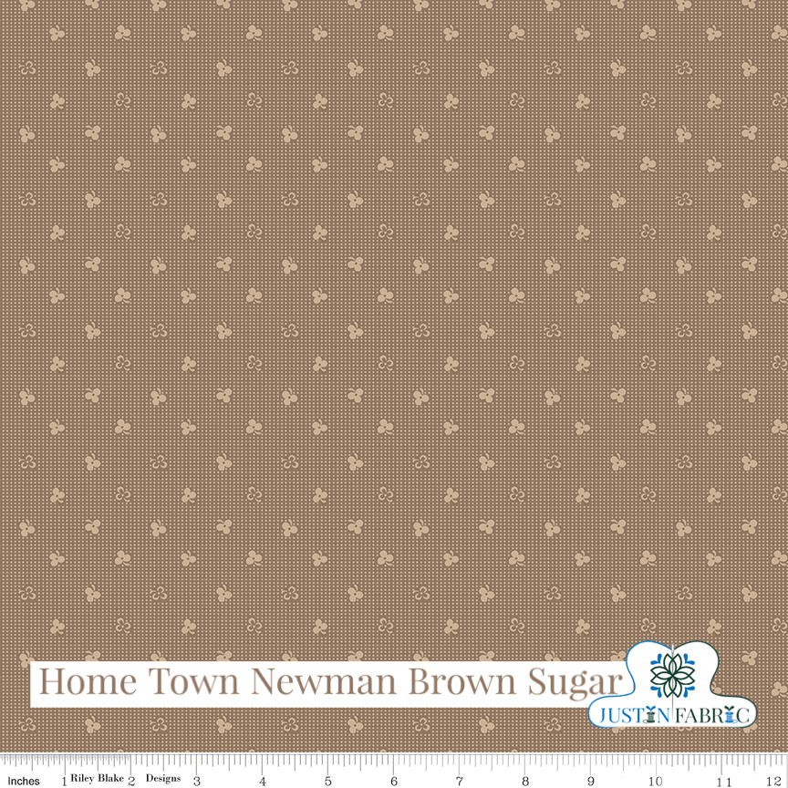 Home Town Newman Brown Sugar Yardage | SKU: C13583-BROWNSUGAR -C13583-BROWNSUGAR - Justin Fabric!
