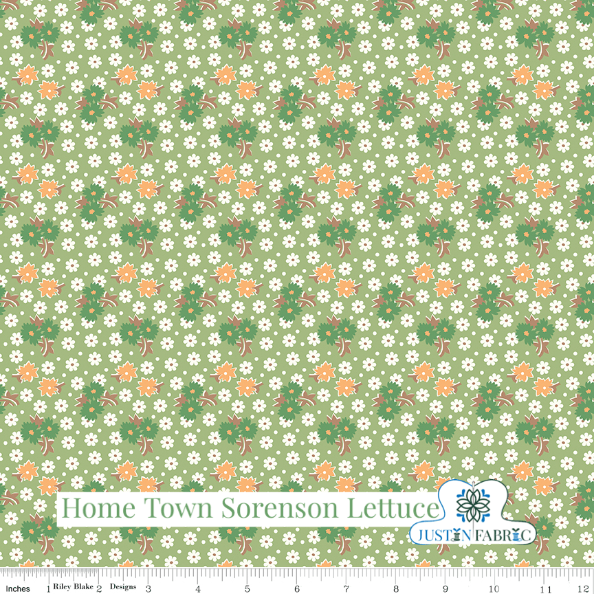 Home Town Sorenson Lettuce C13586-LETTUCE -C13586-LETTUCE - Justin Fabric!