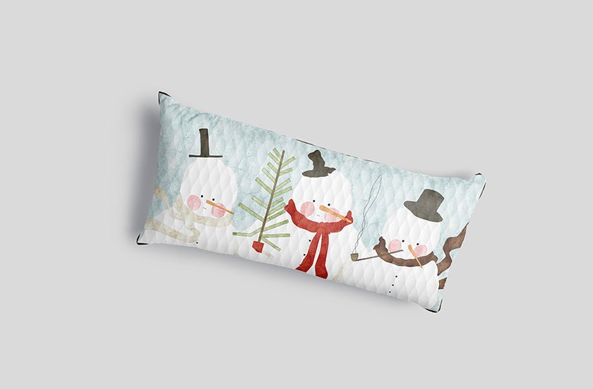Brrr! January Bench Pillow Kit by J. Wecker Frisch for Riley Blake Designs - 2023 Snowmen Bench Pillow of the Month
