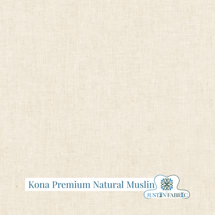 Kona Premium Natural Muslin by Robert Kaufman -K051-1264-1/4 - Justin Fabric!