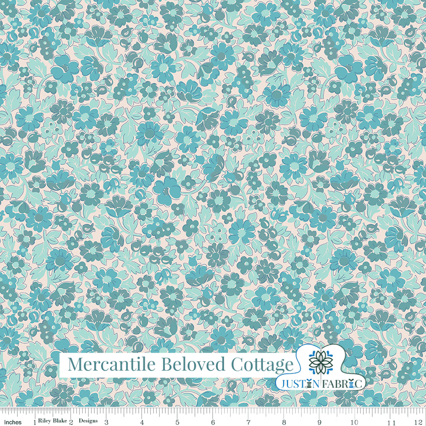 Mercantile Beloved CottageYardage | SKU: C14383-COTTAGE Pre-order (December 2023) -C14383-COTTAGE - Justin Fabric!