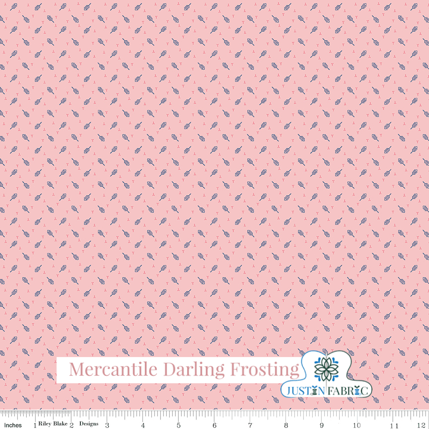 Mercantile Darling Frosting Yardage | SKU: C14386-FROSTING Pre-order (December 2023) -C14386-FROSTING - Justin Fabric!
