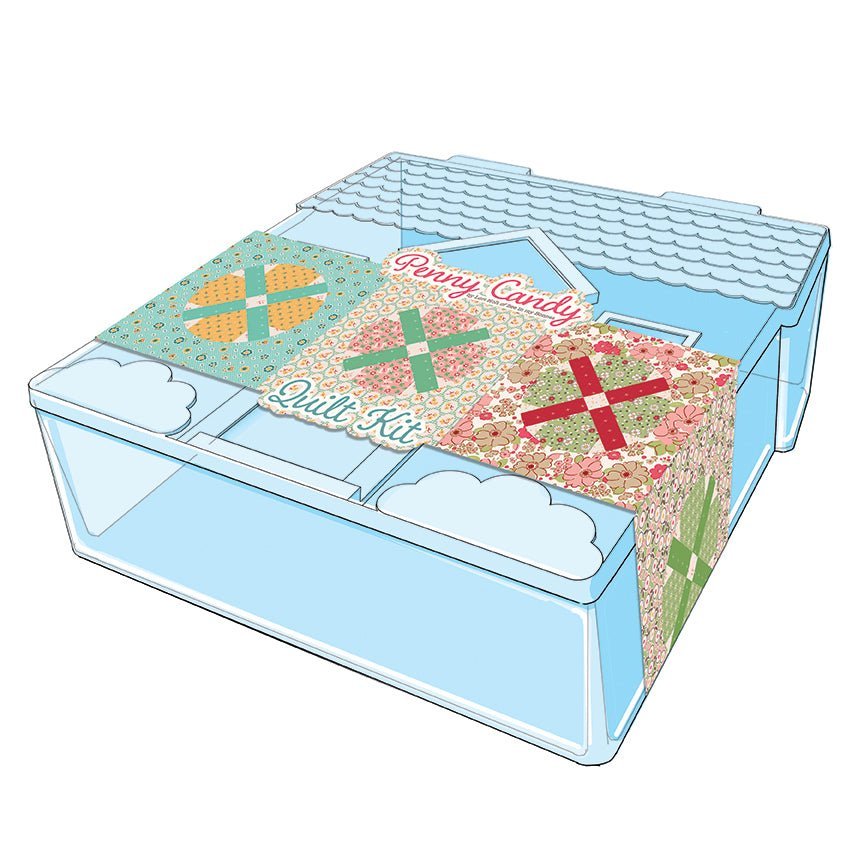 Mercantile Penny Candy Quilt Kit by Lori Holt | Pre-order for January 2024 -KT-14380 - Justin Fabric!