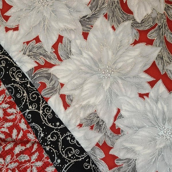 Mrs. Claus's Pick 3 Yards of Robert Kaufman Fabric -MRSCLAUS-3YD - Justin Fabric!