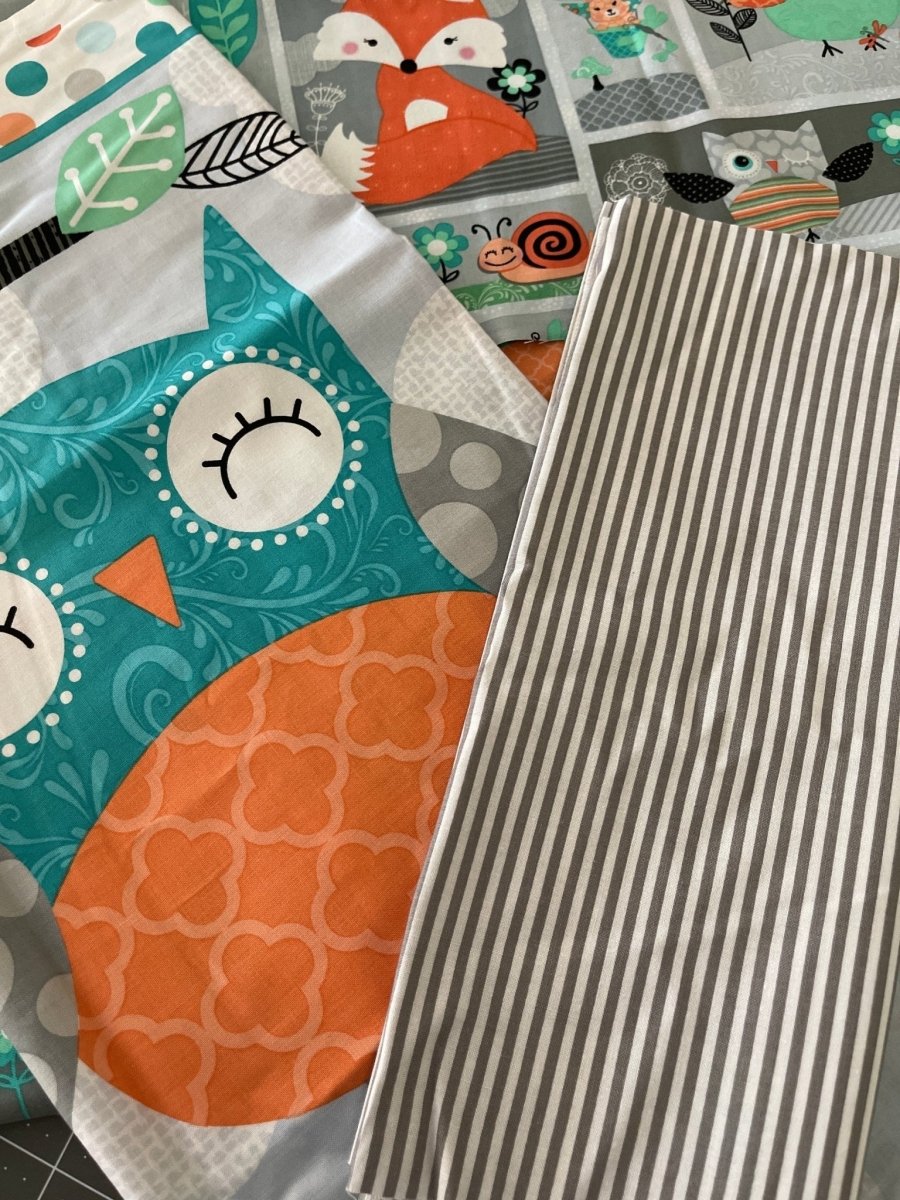 Owls Woodland Adventure Quilt Kit -OWA-QK-1 - Justin Fabric!