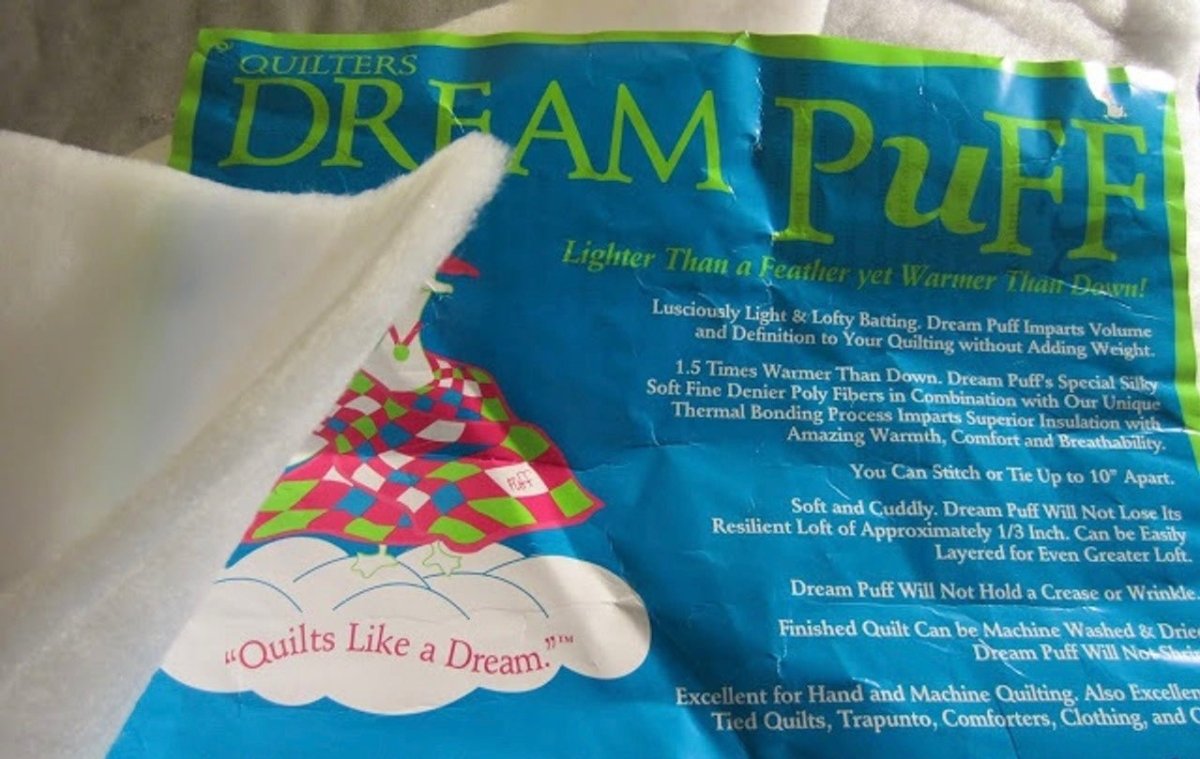 Quilter’s Dream Puff Craft Batting 46” x 36” Justin Fabric